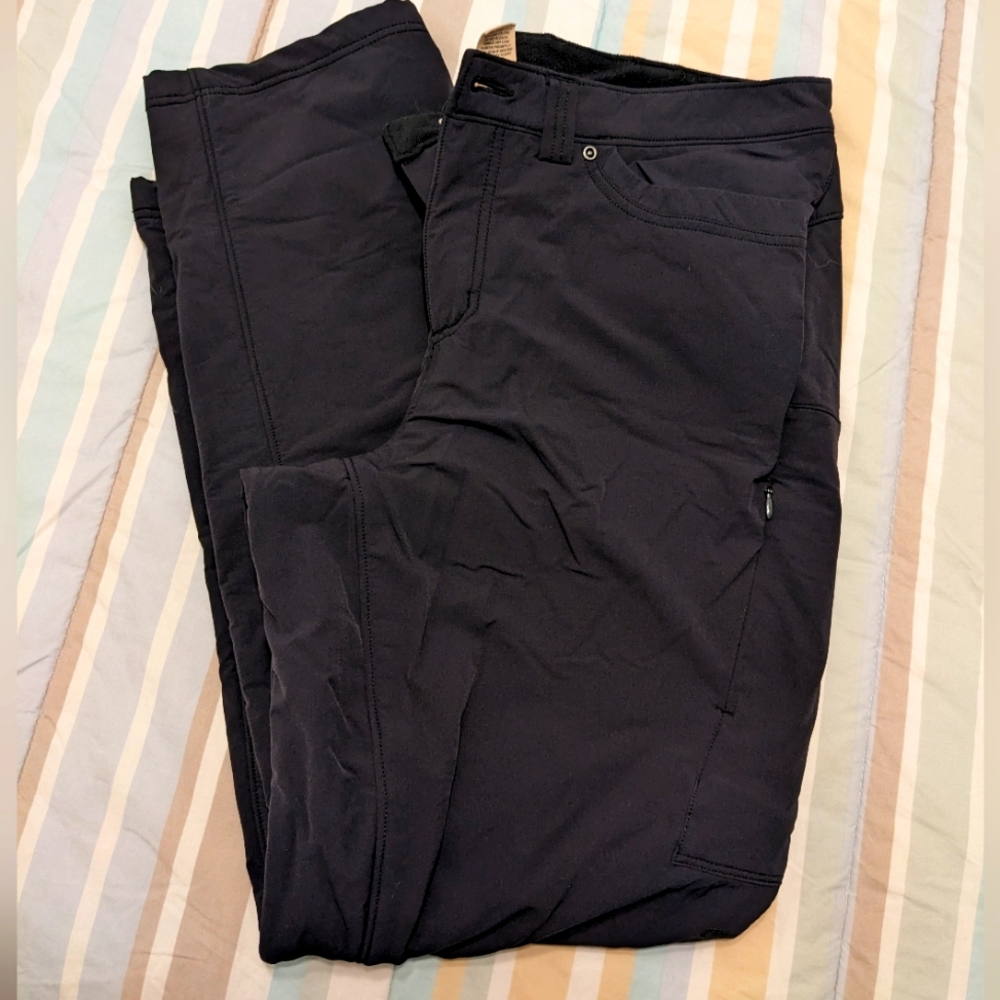 New! Duluth Trading Company flexpedition lined pants sz 14